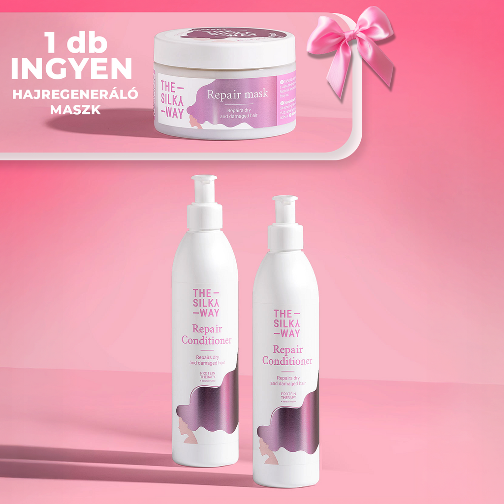 2 db Hajregeneráló Kondicionáló + 1 db Ajándék Maszk