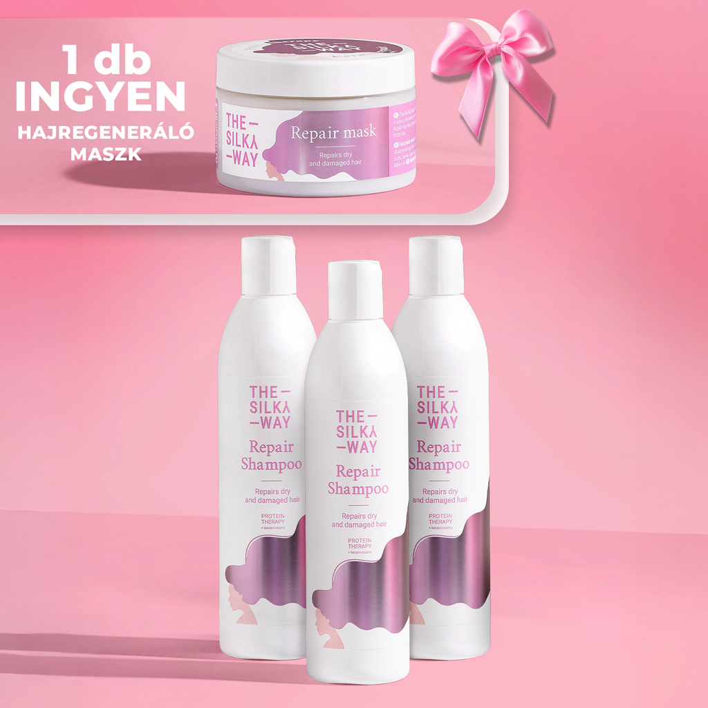 3 db Hajregeneráló Sampon + 1 db Ajándék Maszk