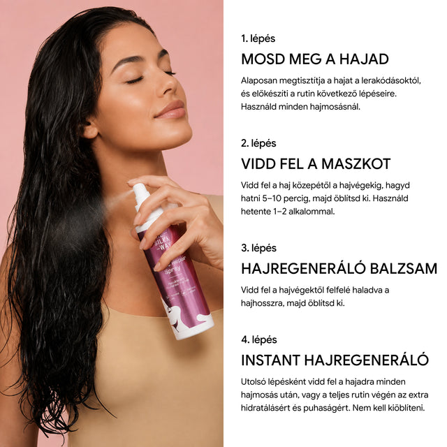 Öblítés Nélküli Instant Hajregeneráló